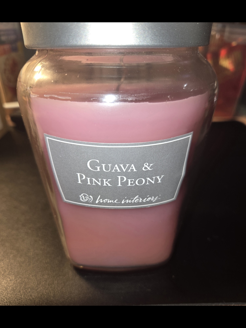 Guava & Pink Peony Scented Candle - Pink
